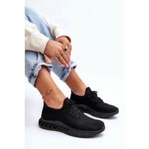 Women's sports sneakers black Venett