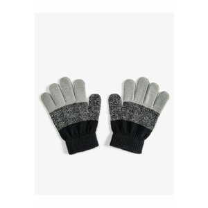 Koton Gloves Tricot Color Block