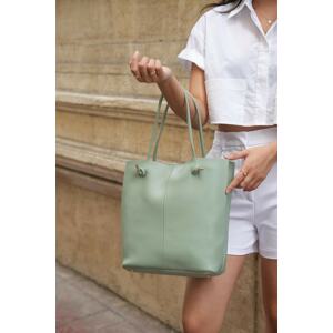 Madamra Mint Women's Knotted Strap Tote Bag