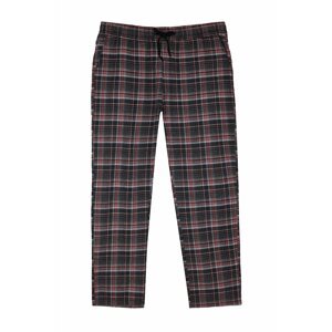 Trendyol Men's Black Regular Fit Plaid Weave Pajama Bottoms.