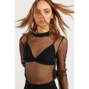 VATKALI Sheer Blouse Black