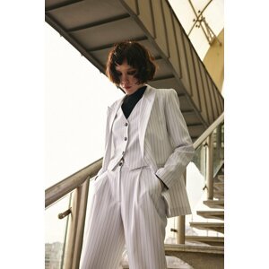 VATKALI Basic Blazer Jacket White