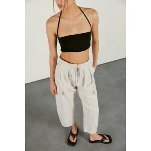 VATKALI Relaxed Fit Cargo Pants Beige