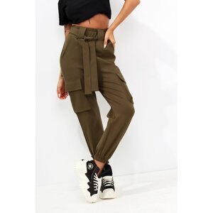 Official women's khaki cargo pants Miss city