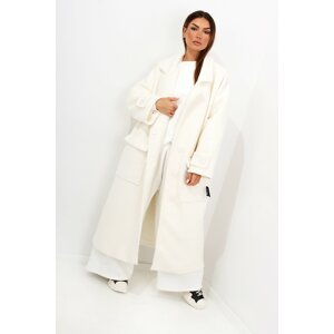 Miss city official women's oversize white coat