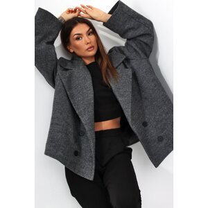 Official loose coat/jacket Miss city dark grey
