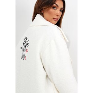 Miss city official loose coat/jacket white