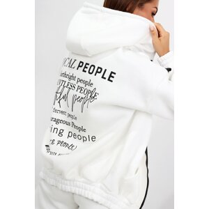 Miss city official sports sweatshirt oversize white
