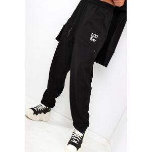 Official women's black harem pants Miss city