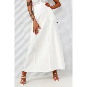 Official Miss City maxi skirt with pockets, white