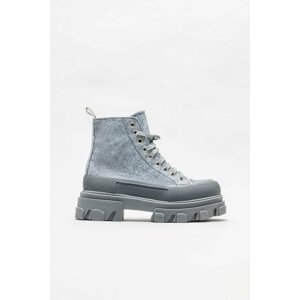 Elle Shoes Gray Women's Casual Sports Boots