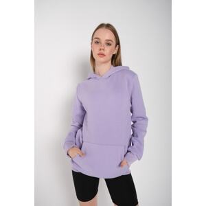 K&H TWENTY-ONE Women's Lilac Oversize Hoodie Sweatshirt 000