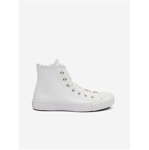 White Womens Ankle Sneakers Converse Chuck Taylor All Star Mono - Ladies