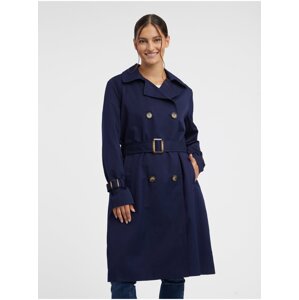 Orsay Dark blue ladies trench coat - Ladies