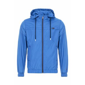 River Club Men's Blue Waterproof Hoodie with Lined Raincoat with Pocket - Windbreaker Jacket.