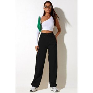 Madmext Mad Girls Black Palazzo Jeans