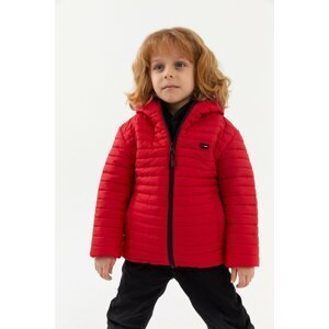 River Club Boys' Waterproof And Windproof Lined Red Hooded Coat.