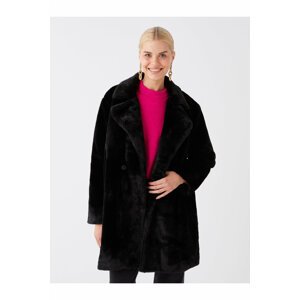 LC Waikiki Jacket Collar Straight Long Sleeve Women's Coat