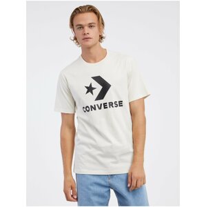 Cream Unisex T-Shirt Converse Go-To Star Chevron - Men