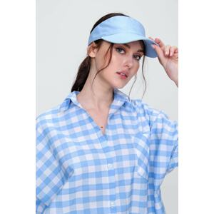 Trend Alaçatı Stili Women's Blue Tennis Cap