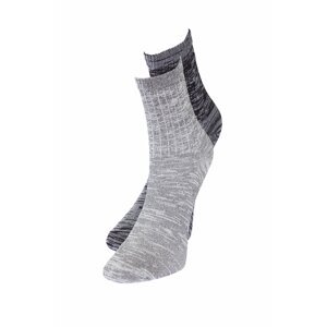 Trendyol Multicolored 2-Pack Nopeli Unisex Knitted Wedge Socks