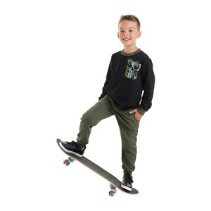 Mushi Skate Black Khaki Boys' Tracksuit Set