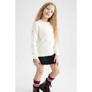 DEFACTO Girl Regular Fit Crew Neck Pullover