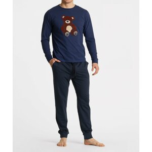 Men's pyjamas ATLANTIC - navy blue