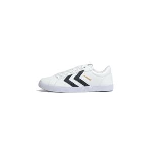 Hummel Deuce Court Tonal Unisex White Sneakers.