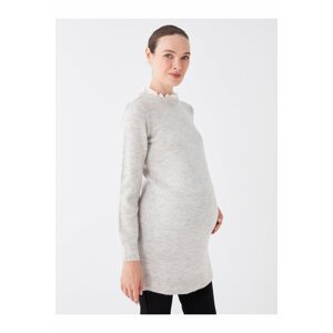 LC Waikiki Crew Neck Long Sleeve Maternity Knitwear Tunic