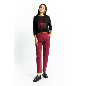 MONNARI Woman's Trousers Fabric Trousers With Belt