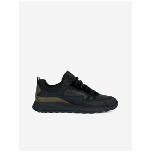 Geox Terrestre Black Mens Suede Sneakers - Men