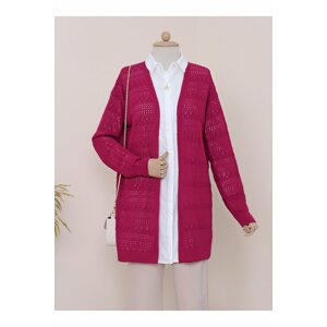 Modamorfo Knitting Pattern Openwork Knitwear Cardigan