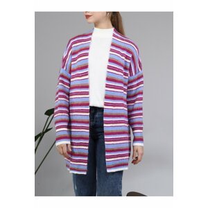 Modamorfo Mixed Colors Soft Knitwear Cardigan