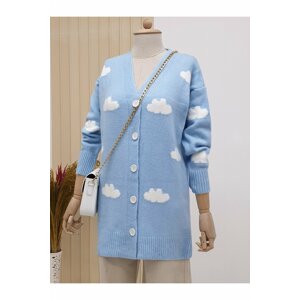 Modamorfo Cloudy, Buttoned Cardigan