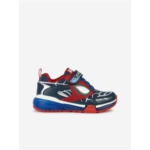 Red and Blue Boys Sneakers Geox Bayonyc - Boys