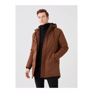 LC Waikiki Men's Standard Fit Hooded Coat