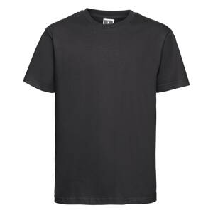 Black Slim Fit Russell T-shirt