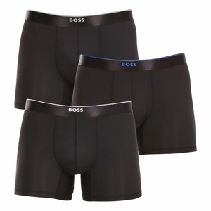 3PACK Mens Boxers Hugo Boss black