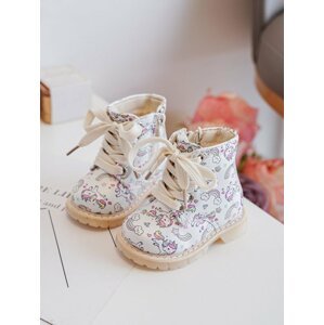 Children's shoes with zipper award-winning beige dolida