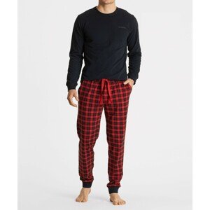 Men's pajamas ATLANTIC - black/red