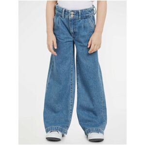 Blue Girly Wide Jeans Tommy Hilfiger - Girls