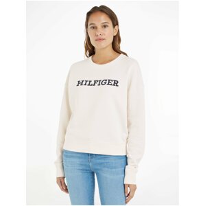 Cream Women's Sweatshirt Tommy Hilfiger - Women