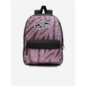 Black-purple women's patterned backpack VANS - Women
