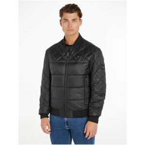 Black Mens Quilted Jacket Tommy Hilfiger - Men