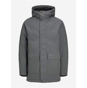 Dark Grey Men's Winter Parka Jack & Jones Tate - Men's