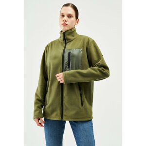 D1fference Women's Fleece Chest Pocket Detailed Winter Sweatshirt.