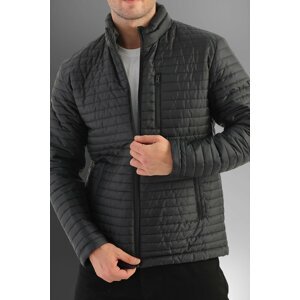 D1fference Men's Black Inner Lined Water And Windproof Winter Coat.