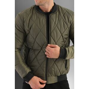 D1fference Men's Khaki Pilot Jacket With Lining, Water And Windproof.