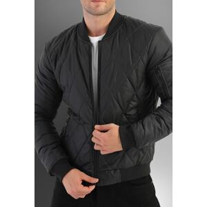 D1fference Men's Black Pilot Jackets With Lined Water And Windproof Pilots.